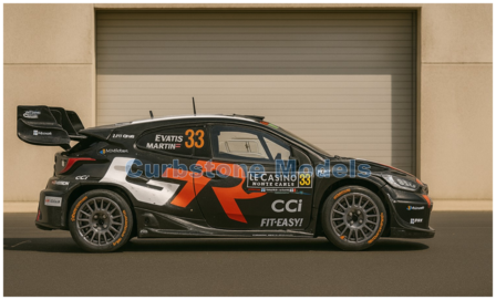 Modelauto 1:43 | IXO-Models RAM972B.22 | Toyota Gazoo Racing WRT GR Yaris Rally1 2025 #33 - E.Evans - S.Martin