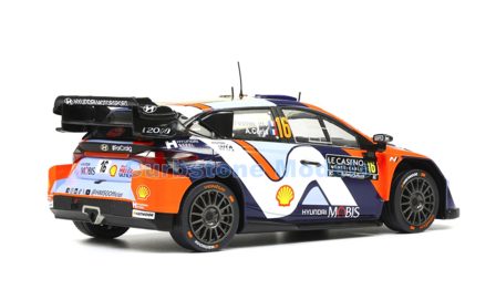 Modelauto 1:18 | IXO-Models 18RMC230A.22 | Hyundai Shell Mobis World Rally Team i20 N Rally1 2025 #16 - A.Fourmaux - A.Coria