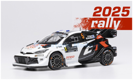 Modelauto 1:43 | IXO-Models RAM972D.22 | Toyota Gazoo WRT GR Toyota Rally1 2025 #5 - S.Pajari  - M.Salminen