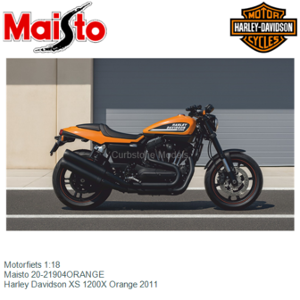 Motorfiets 1:18 | Maisto 20-21904ORANGE | Harley Davidson XS 1200X Orange 2011