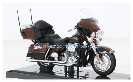 Motorfiets 1:18 | Maisto 20-21912BROWN | Harley Davidson FLHTK Electra Glide Ultra Limited Brown 2013