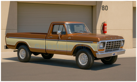 1:18 | Maisto 31462BRONZE | Ford F-150 Pick Up Bronze and light beige 1979