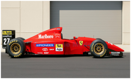 Modelauto 1:43 | Tameo TMK450 | Scuderia Ferrari 412 T2 1995 #27 - J.Alesi