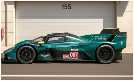 Modelauto 1:43 | Spark S9254 | Aston Martin Valkyrie Hypercar | THOR Team (The Hart of Racing) 2025 #007 - H.Tincknell - T.Gamb
