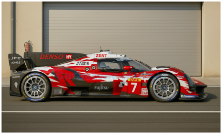 Modelauto 1:43 | Spark S9259 | Toyota Gazoo Racing GR010  HYBRID Hypercar 2025 #7 - S.Buemi - R.Hirakawa - B.Hartley