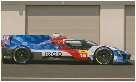 Modelauto 1:43 | Spark S9262 | BMW M Hybrid V8 Hypercar | Team WRT 2025 #15 - D.Vanthoor - K.Magnussen - R.Marciello