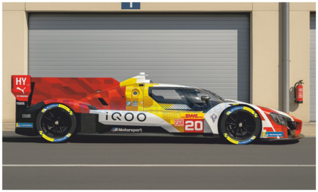 Modelauto 1:43 | Spark S9263 | BMW M Hybrid V8 Hypercar | Team WRT 2025 #20 - R.Frijns - R.Rast - K.van der Linde
