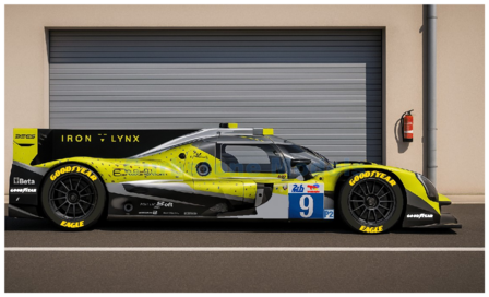 Modelauto 1:43 | Spark S9272 | Oreca 07 Gibson LMP2 | Iron Lynx - Proton 2025 #9 - J.Ried - M.Capietto  - R.de G&eacute;rus