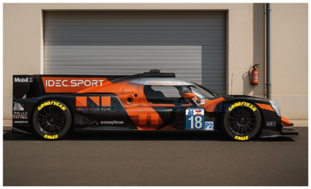 Modelauto 1:43 | Spark S9275 | Oreca 07 Gibson LMP2 | IDEC Sport 2025 #18 - A.Lotterer - M.Jaubert - J.Chadwick