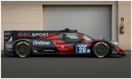 Modelauto 1:43 | Spark S9280 | Oreca 07 Gibson LMP2 | IDEC.Sport 2025 #28 - J.van Uitert -  .&Aacute;lvarez - G.Lafargue