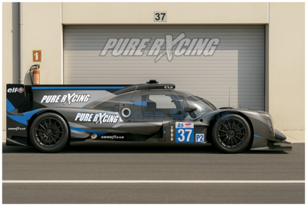 Modelauto 1:43 | Spark S9283 | Oreca 07 Gibson LMP2 | CLX PURE RXCING 2025 #37 - T.Vautier - A.Malykhin - T.Blomqvist