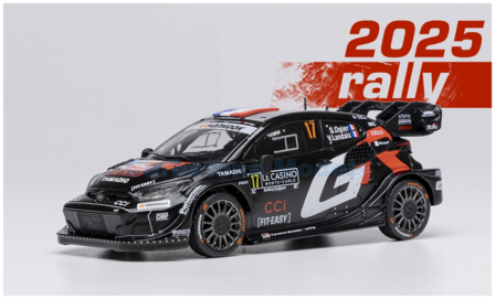 Modelauto 1:43 | IXO-Models RAM972A.22 | Toyota Gazoo Racing WRT GR Yaris Rally1 2025 #17 - S.Ogier - V.Landais