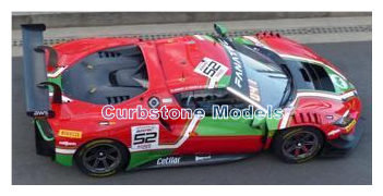 Modelauto 1:43 | Looksmart LSRC189 | Ferrari 296 GT3 | AF Corse 2024 #52 - L.Machiels - J.Machiels - A.Bertolini - T.Mosca 