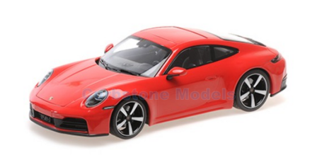 Modelauto 1:18 | Minichamps 155064020 | Porsche 911 Carrera Coup&eacute; 992.2 Red 2024