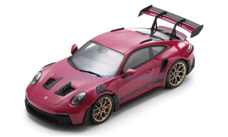 Modelauto 1:18 | Solido S18U00001 | Schuco 911 GT3 RS (992) Rubystar Red 2022