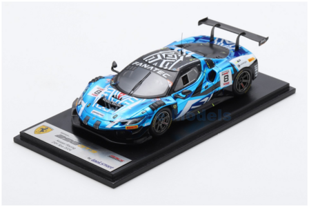 Modelauto 1:43 | Looksmart LSRC191 | Ferrari 296 GT3 | Kessel Racing 2024 - N.Rosi - N.Schir&ograve; - D.Fumanelli - D.Di Amato