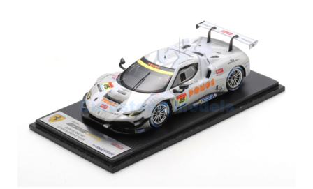 Modelauto 1:43 | Looksmart LSRC185 | Ferrari 296 GT3 | Team Ponos Racing 2024 #45 - L.Wadoux - K.Cozzolino