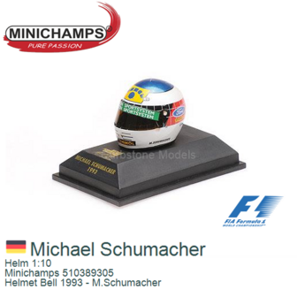 Helm 1:10 | Minichamps 510389305 | Helmet Bell 1993 - M.Schumacher