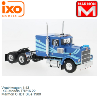 Vrachtwagen 1:43 | IXO-Models TR216.22 | Marmon CHDT Blue 1980