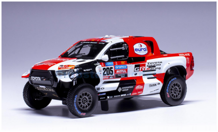 Modelauto 1:43 | IXO-Models RAM928A.22 | Toyota Gazoo Racing GR DKR Hilux T1+ 2023 #205 - G.de Villiers - D.Murphy