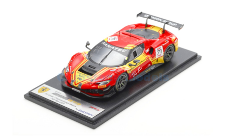 Modelauto 1:43 | Looksmart LSRC193 | Ferrari 296 GT3 | Francorchamps Motors 2024 - D.Vidales  - T.Neubauer - V.Abril