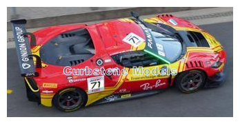 Modelauto 1:43 | Looksmart LSRC193 | Ferrari 296 GT3 | Francorchamps Motors 2024 - D.Vidales  - T.Neubauer - V.Abril