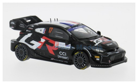 Modelauto 1:43 | IXO-Models RAM932.22 | Toyota Gazoo Racing GR Yaris Rally1 WRC 2024 #17 - S.Ogier - V.Landais