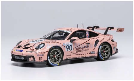 Modelauto 1:43 | IXO-Models GTM173 | Porsche 911 GT3 Cup | Roslandgold.racing 2023 #90 - J.Malin 