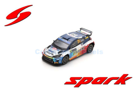 Modelauto 1:43 | Spark S6864 | Toyota Yaris GR Rally2 2024 #29 - J.Solans  - R.Sanju&aacute;n  de Eusebio