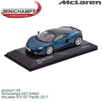 product1:43 | Minichamps 537154523 | McLaren 570 GT Pacific 2017