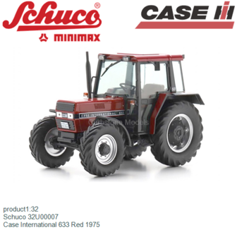 product1:32 | Schuco 32U00007 | Case International 633 Red 1975