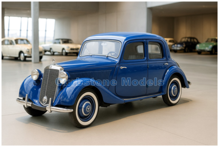 product1:43 | Schuco 43U00128 | Mercedes Benz 170V Metallic Light Blue 1936