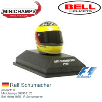 product1:8 | Minichamps 308953102 | Bell Helm 1995 - R.Schumacher