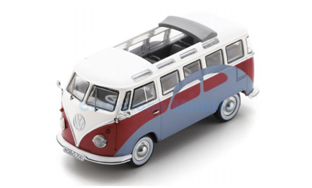 product1:43 | Schuco 43U00101 | Volkswagen T1 Samba Red, white and Beetle