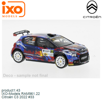 product1:43 | IXO-Models RAM961.22 | Citro&euml;n C3 2022 #33