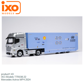 product1:43 | IXO-Models TTR036.22 | Mercedes Actros MP4 2024