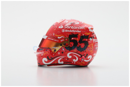 product1:5 | Looksmart LSHEL007 | Bell Helmet | Scuderia Ferrari 2024 #55 - C.Sainz
