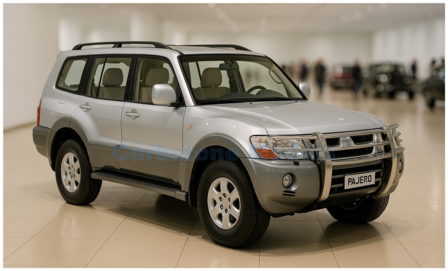 product1:18 | Sunstar 5832 | Mitsubishi Pajero V73 SUV Metallic Silver 1999