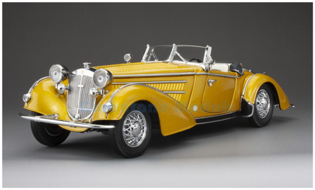 product1:18 | Sunstar 2411 | Horch 855 Roadster Gold Metallic 1939