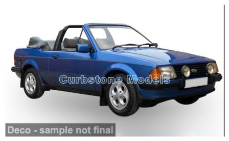 product1:18 | Sunstar 4988R | Ford Escort XR3i Blue 1984