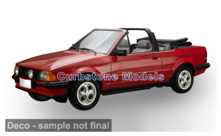 product1:18 | Sunstar 4989R | Ford Escort XR3i Red 1984