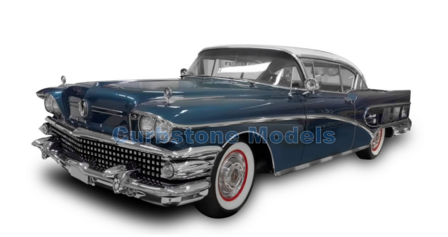 product1:18 | Sunstar 4808 | Buick Limited Riviera Coup&eacute; Blue 1958