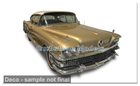 product1:18 | Sunstar 4807 | Buick Limited Riviera Coup&eacute; Gold 1958