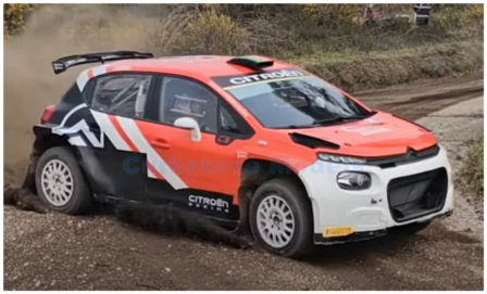 product1:43 | IXO-Models RAM975B-SP.22 | Citroen C3 Rally2 2025 - L.Stroll - E.Pinto