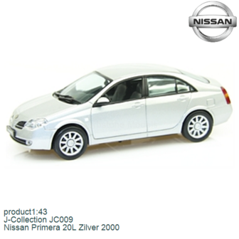 product1:43 | J-Collection JC009 | Nissan Primera 20L Zilver 2000