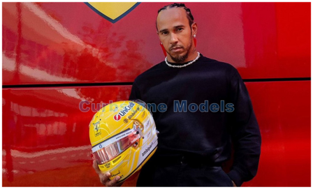 product1:5 | Looksmart LSHEL021 | Bell Helmet | Scuderia Ferrari 2025 #44 - L.Hamilton