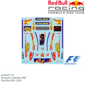 product1:43 | Museum Collection 980 | Red Bull RB1 2005