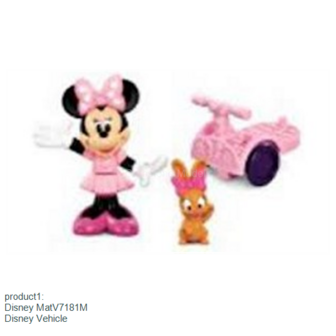 product1: | Disney MatV7181M | Disney Vehicle