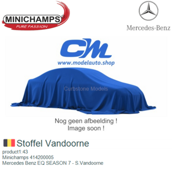 product1:43 | Minichamps 414200005 | Mercedes Benz EQ SEASON 7 - S.Vandoorne