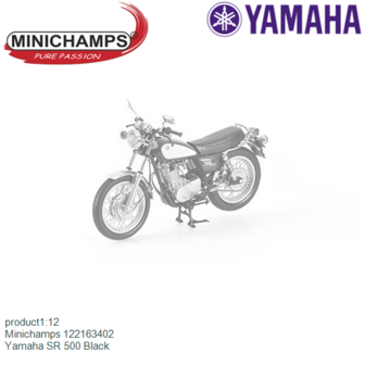 product1:12 | Minichamps 122163402 | Yamaha SR 500 Black